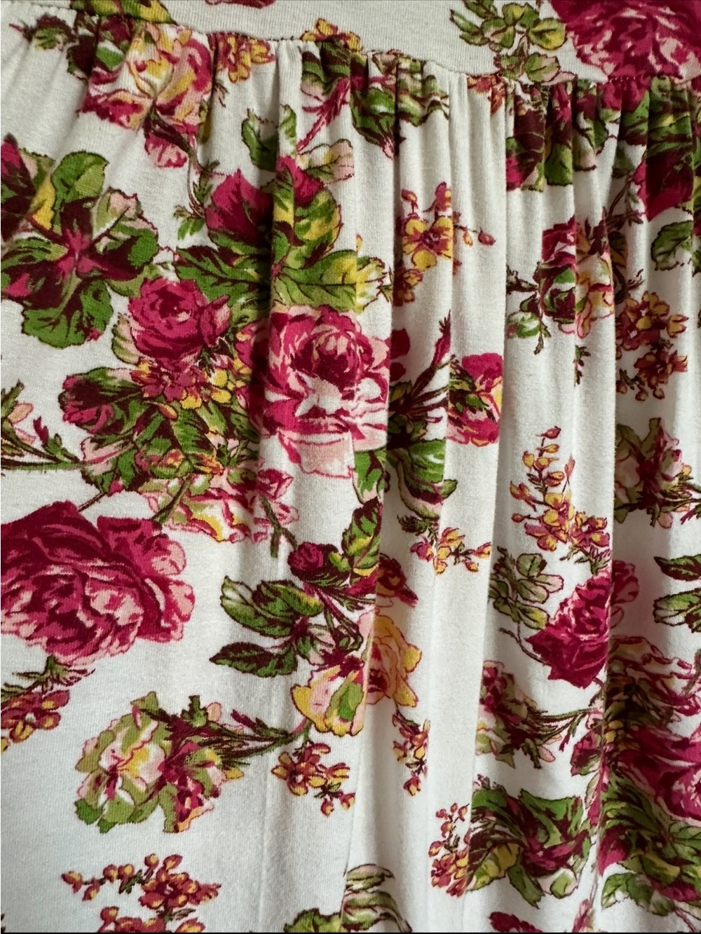 Laura Ashley Floral Jersey Maxi Dress Victorian Tea Rose Cottagecore S - Picture 7 of 12